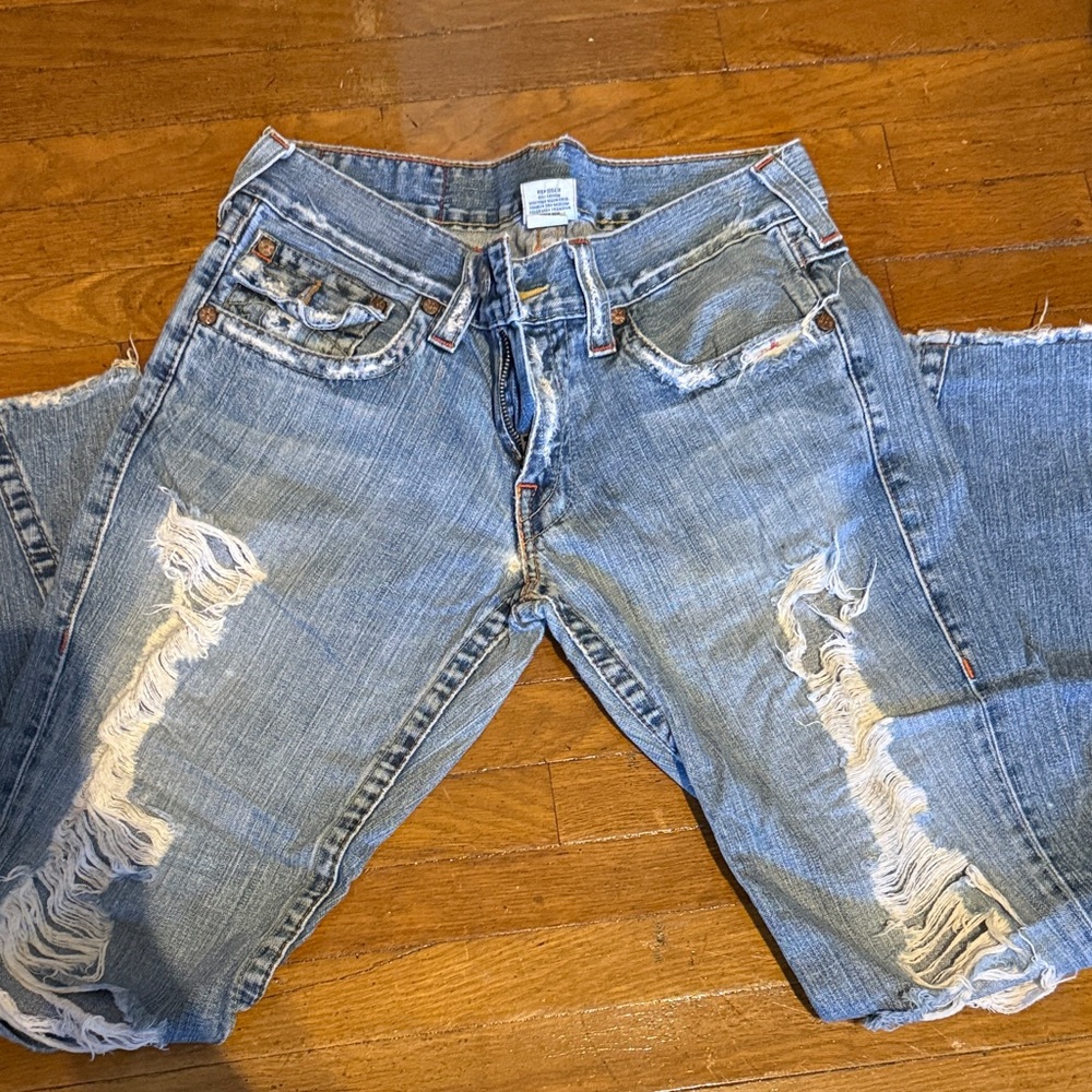 Vintage-Men’s True Religion Distressed Jeans